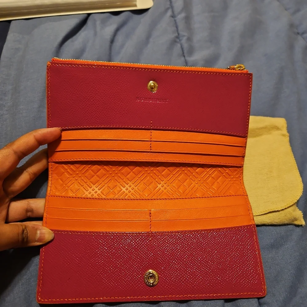 🛑BURBERRY Patent leather Constantine Continental Wallet - Picture 5 of 8